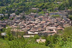 Le village de Largentière