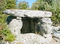 L'un des dolmen de Banne aux Champs Grands