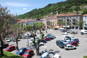 Le centre ville du Teil