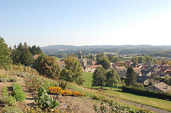 Saint Agrève vue d'enhaut